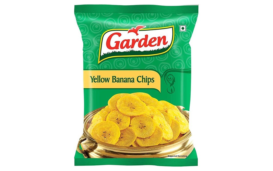 Garden Yellow Banana Chips    Pack  90 grams